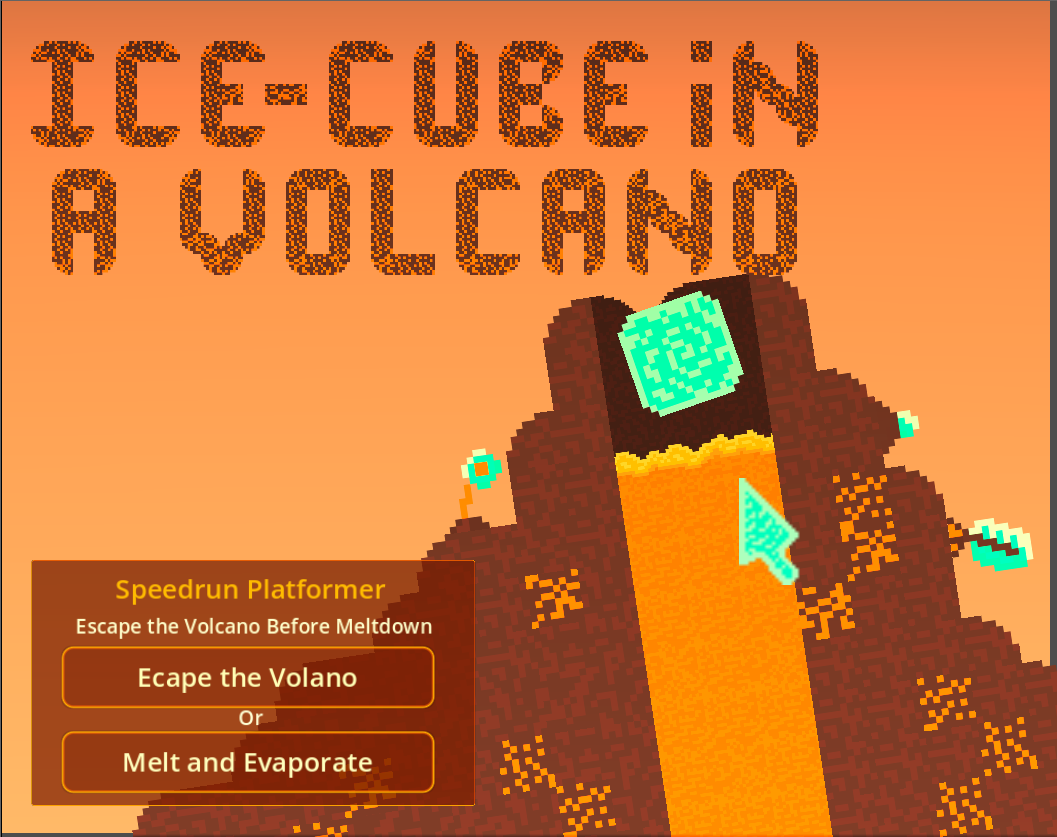Devlog ice cube in a volcano by ibadullah
