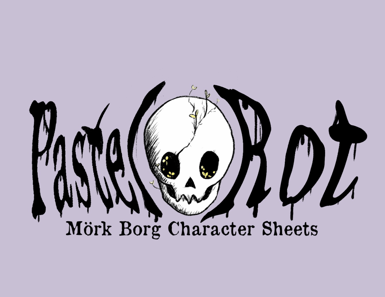 Cover image for Pastel Rot: Mörk Borg Character Sheets