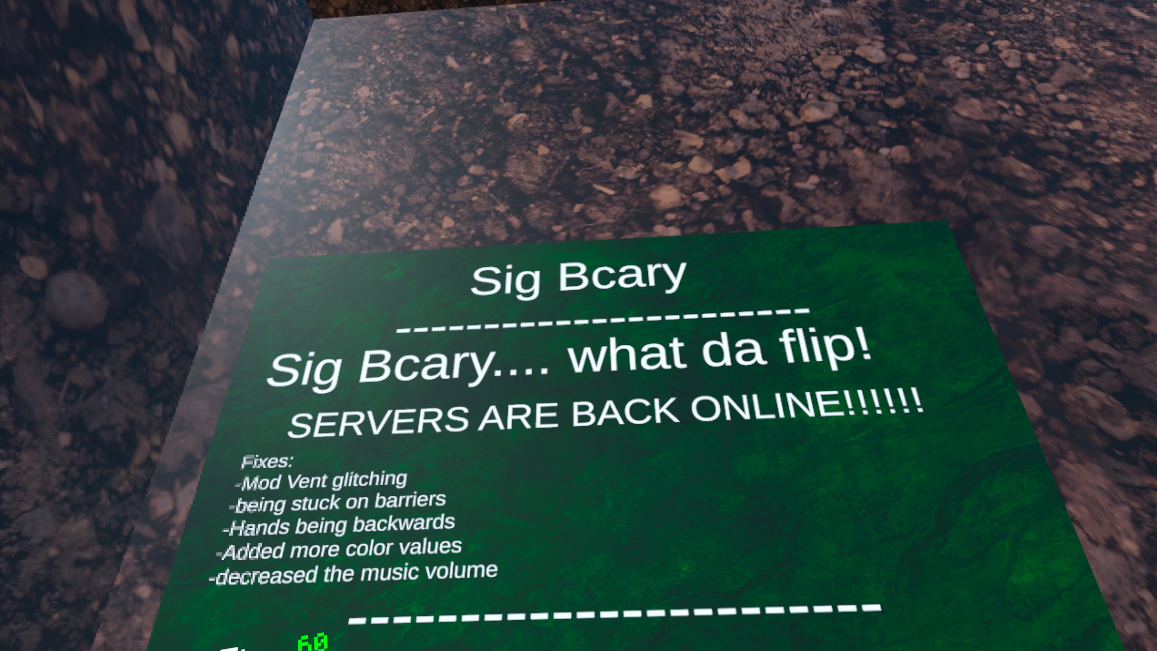 Servers are back