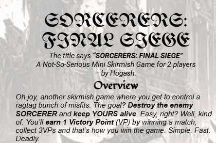 Cover image for SORCERERS: FINAL SIEGE