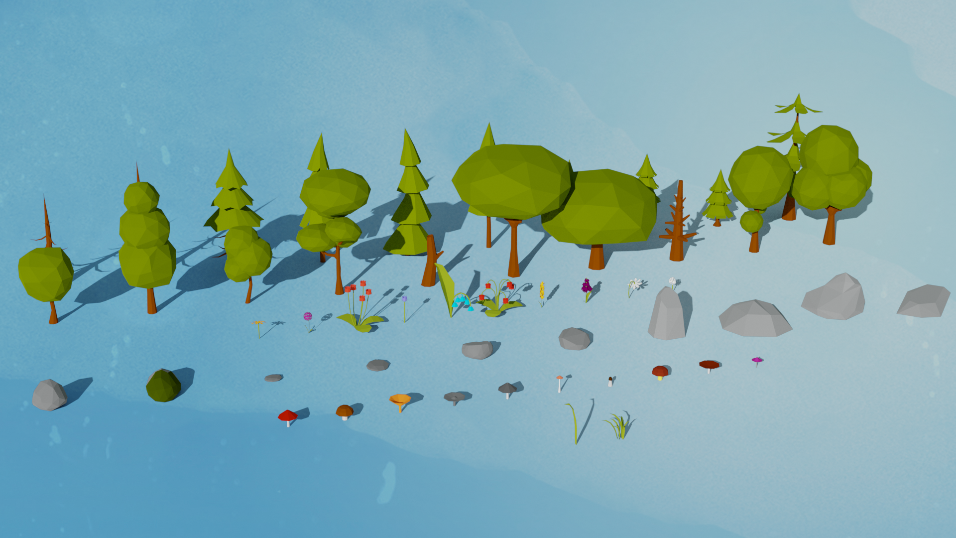 Low poly nature pack