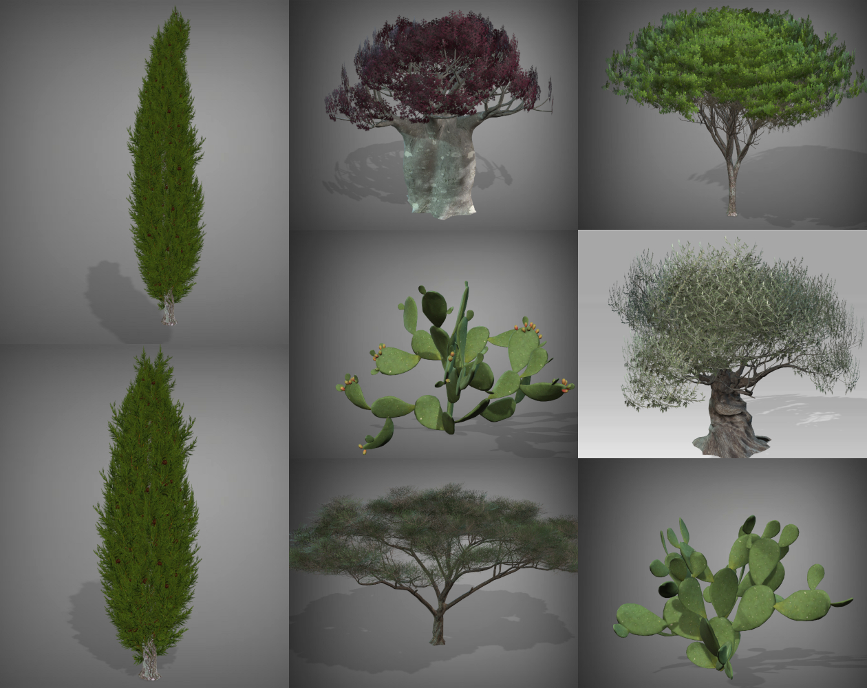 Nature's Finest 3D Tree & Plant Collection