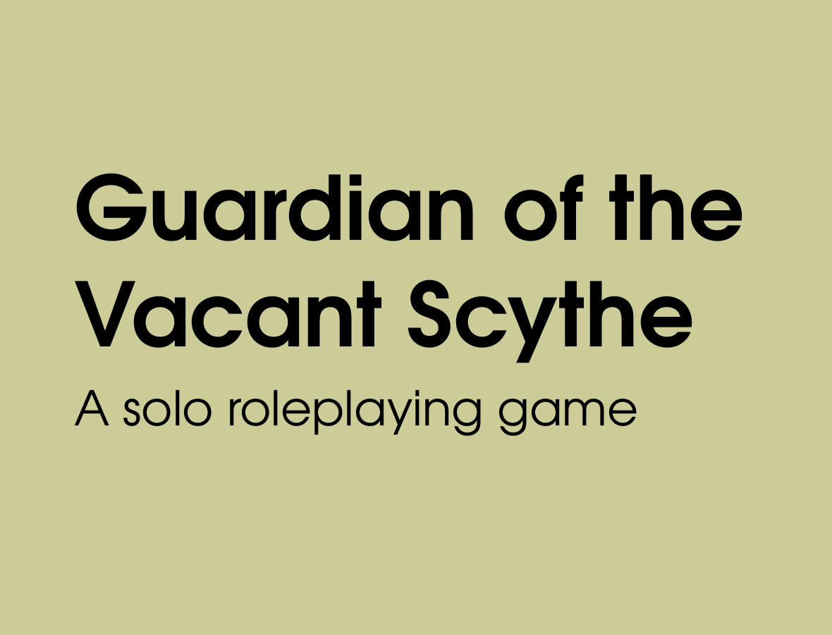 Cover image for Guardian of the Vacant Sycthe
