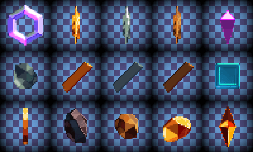 Gemsprites 2 + ingots