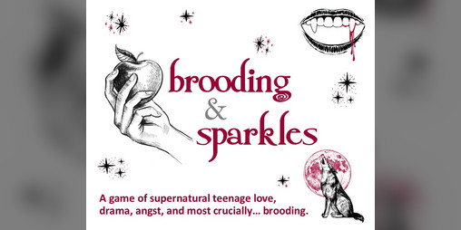 Cover image for brooding & sparkles - a one page TTRPG