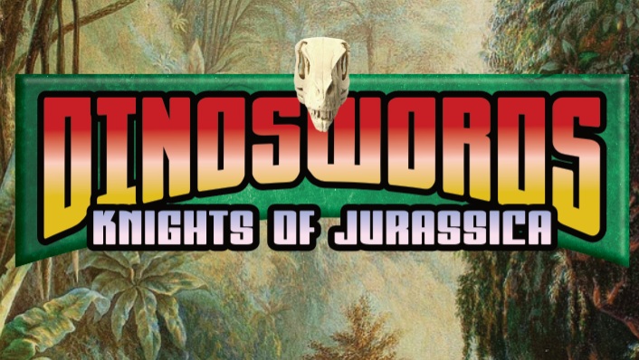 Cover image for Dinoswords: Knights of Jurassica