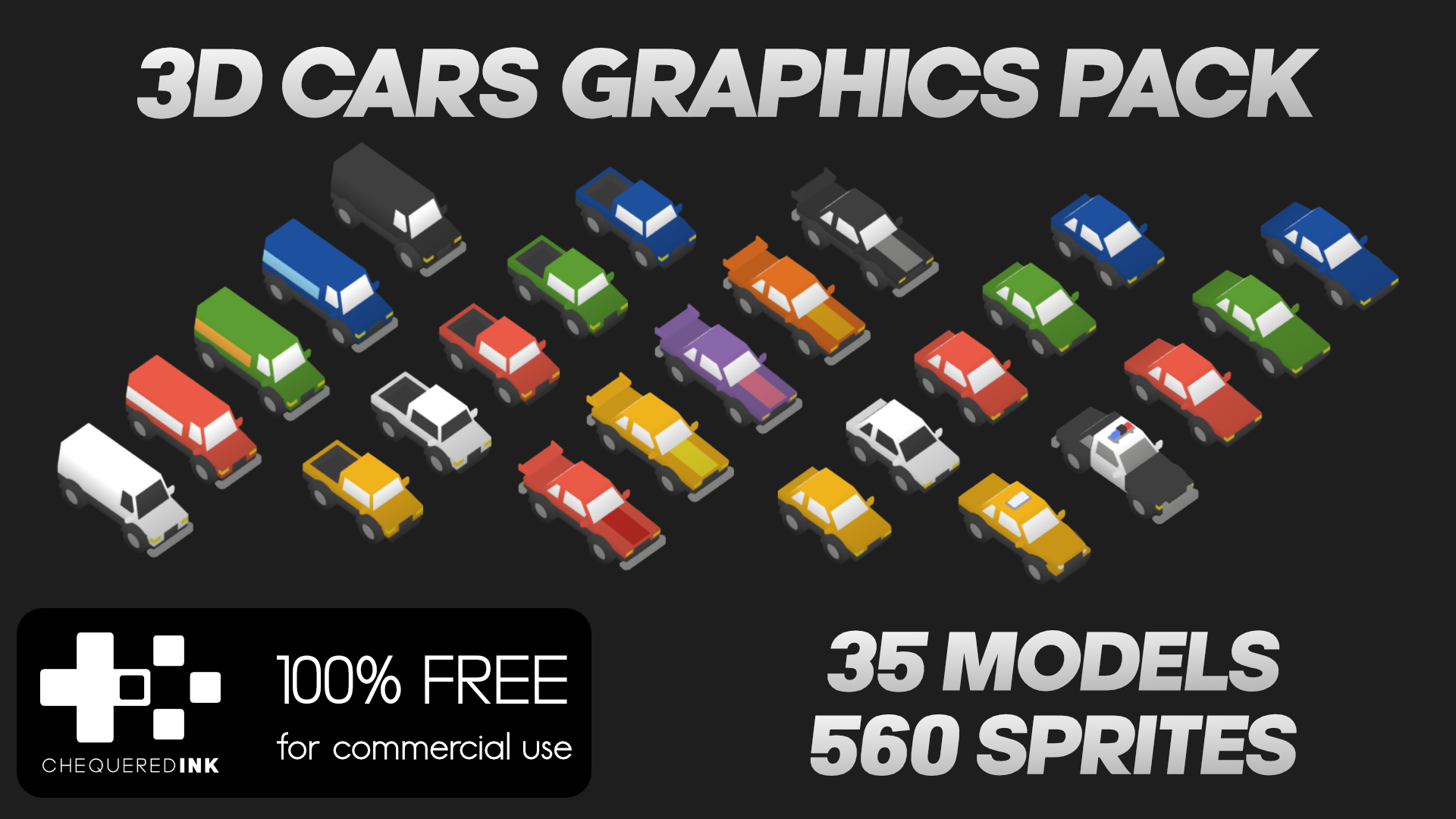 3D Cars Graphics Pack