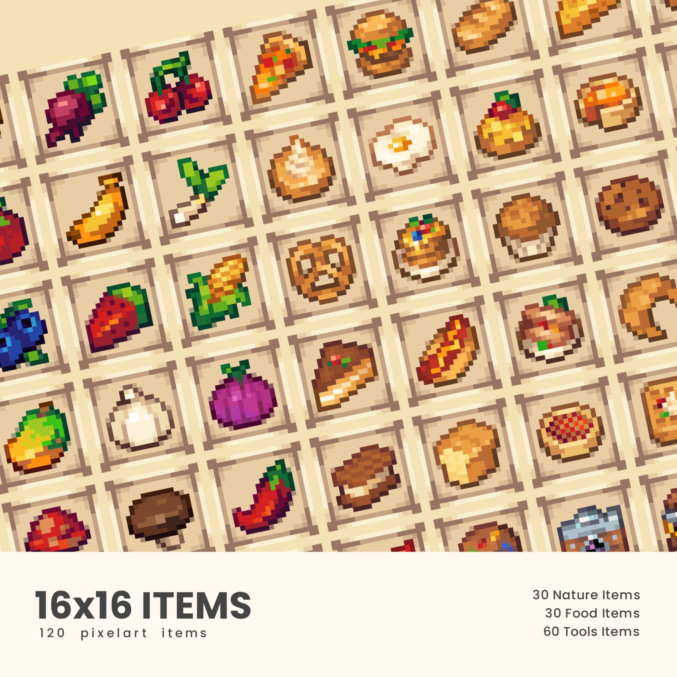 Pixel Items 16x16 by FICO