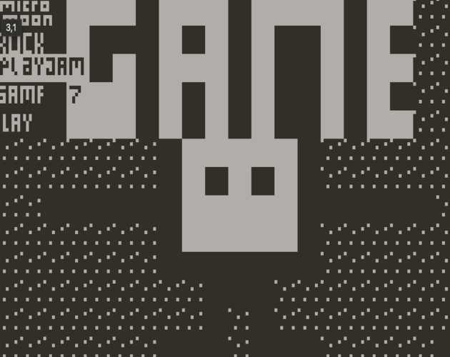 Micro Moonrock Game (pulp - playjam 7)