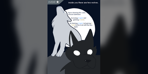 Cover image for Imaginary Card Jam - "Two Wolves"