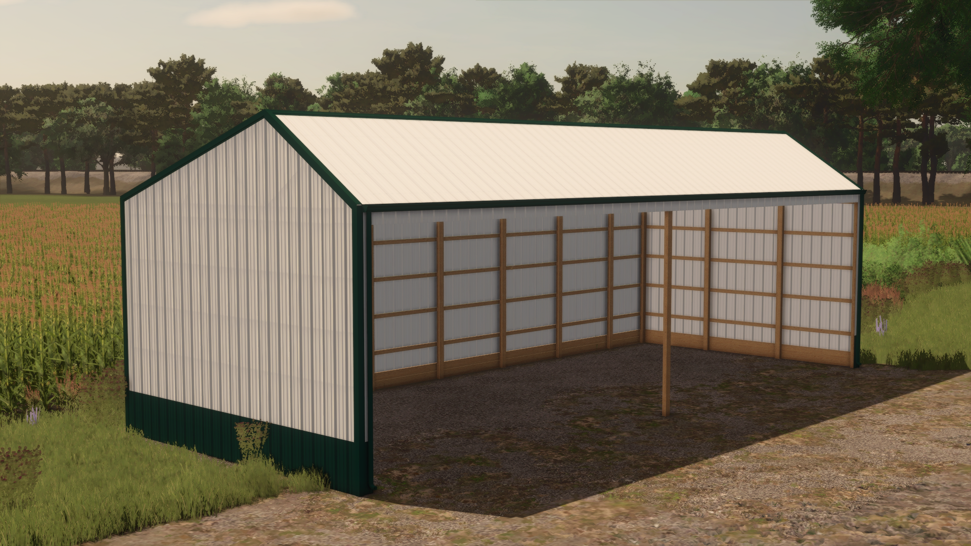 Cover image for FS25 3 Sided Shed