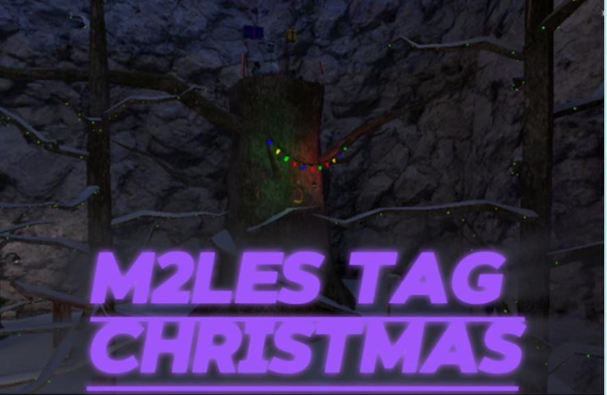 M2les tag christmas
