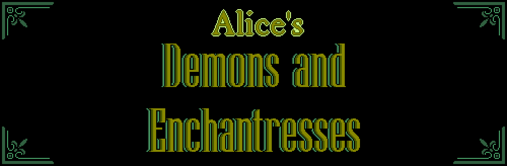 Alice's Demons and Enchantresses - 8-bit Monster Pack