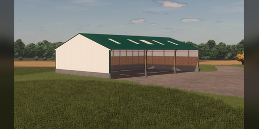 Cover image for FS25 60x96 3 Side Shed