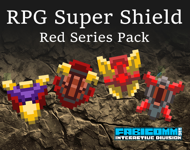 RPG Super Shield Series - Red Shield Pack