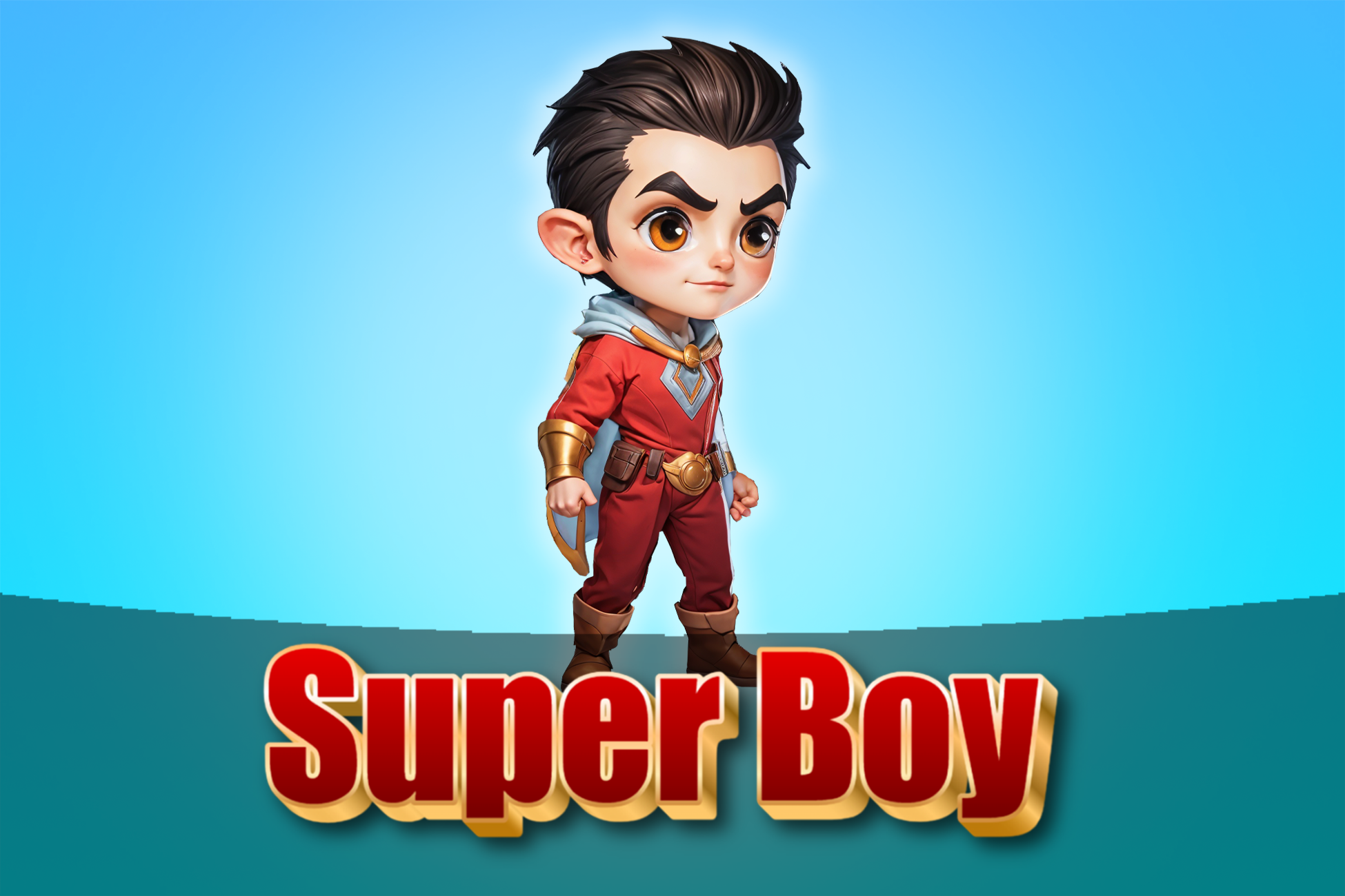 Super Boy - 2D Animated Character (Spriter)