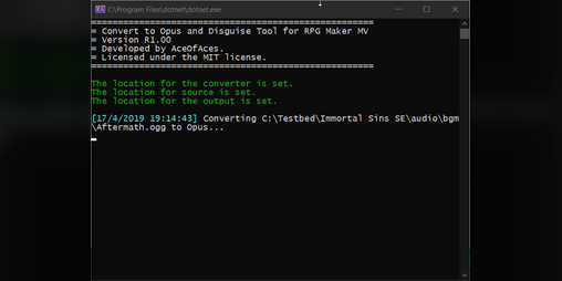 Cover image for Opus Converter Tool for RPG Maker MV