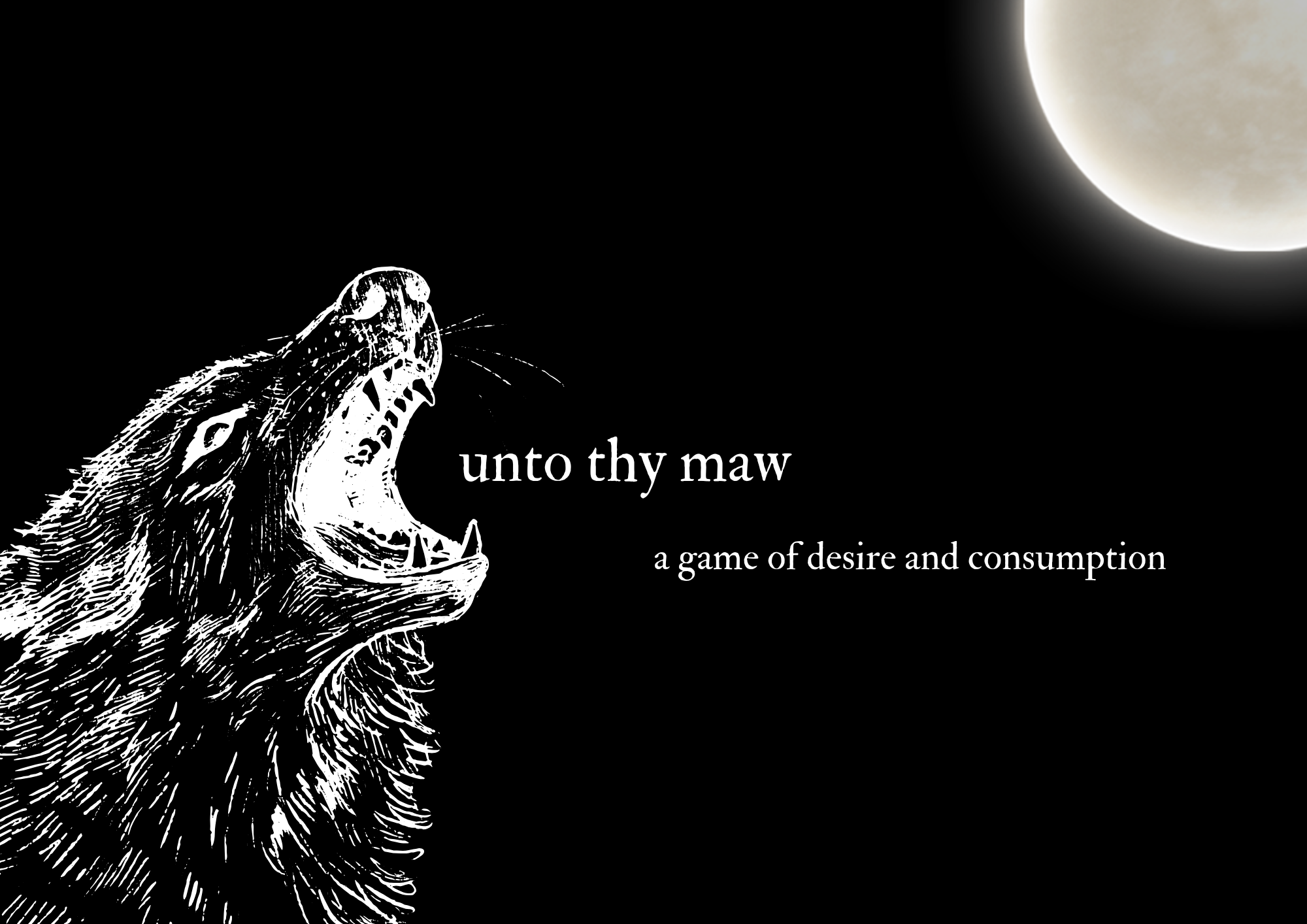 Cover image for unto thy maw