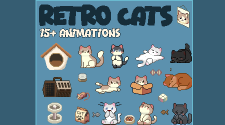 Retro Cat Animations - Release Announcements - itch.io