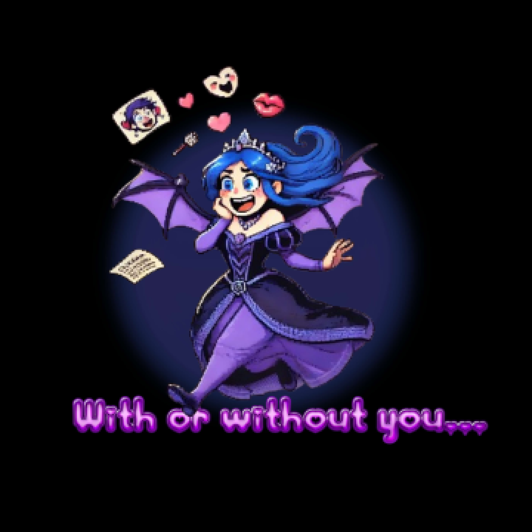 Cover image for With or without you...