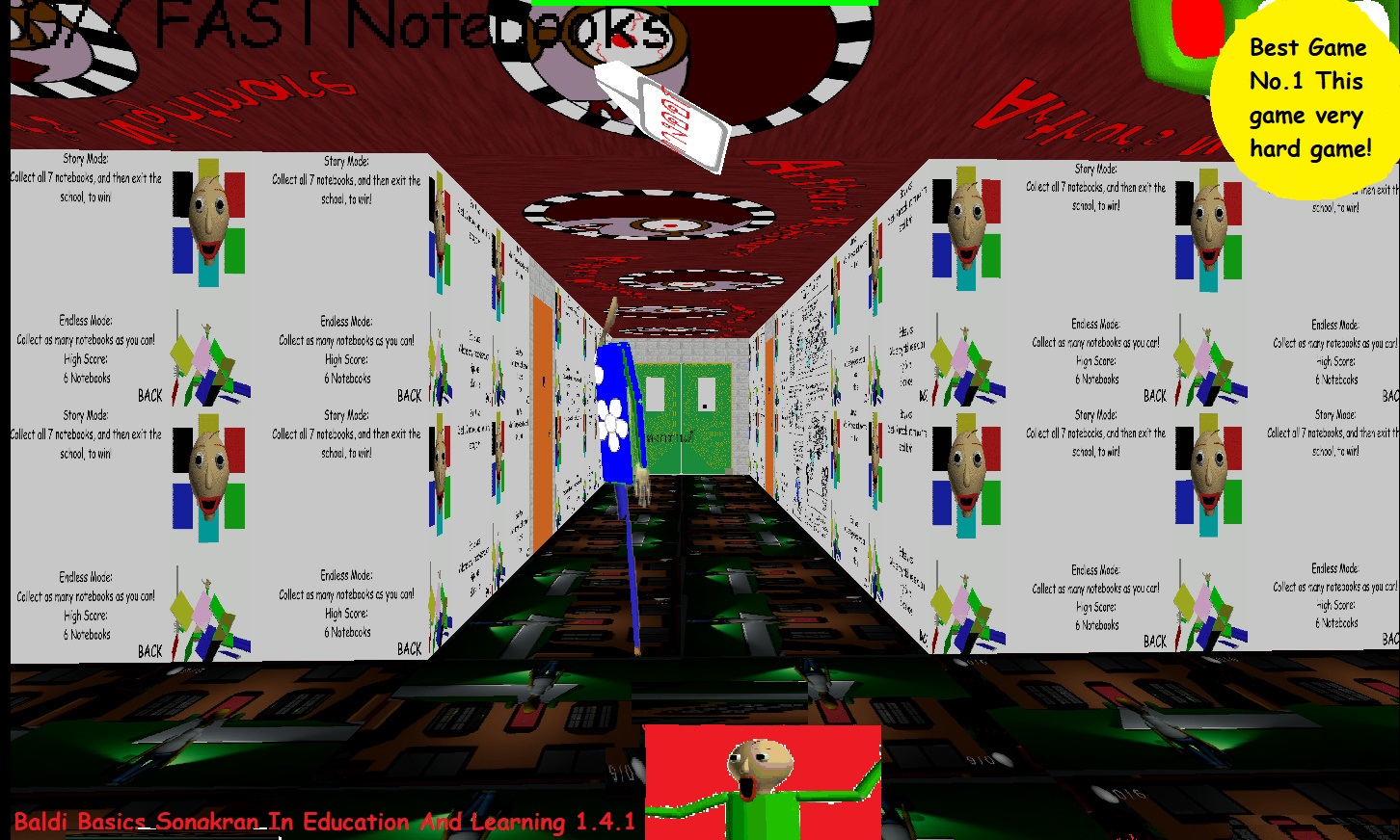 Baldi's Basics Songkran In Education And Learning (Baldi Basics Mod)