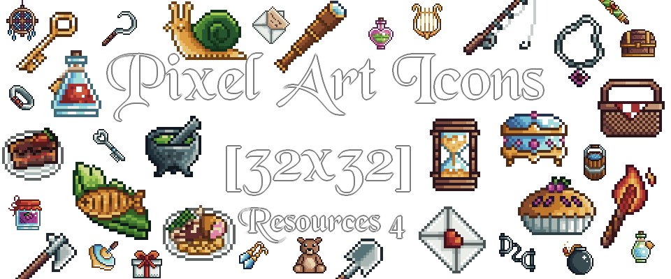 Pixel Art Resources #4 - Icons