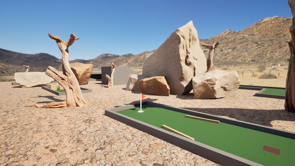 Arcade mini-golf