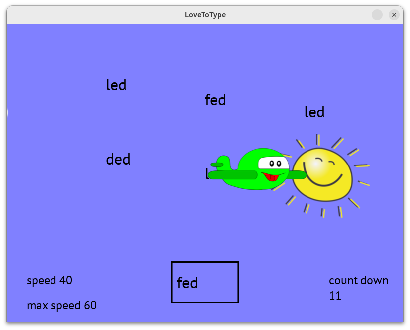 Type Words Game