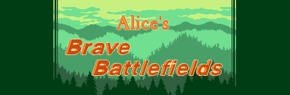 Alice's Brave Battlefields - 8-bit Battlebacks