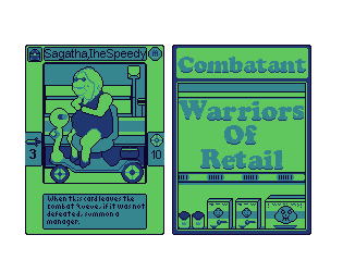 Warriors Of Retail - Concept Card