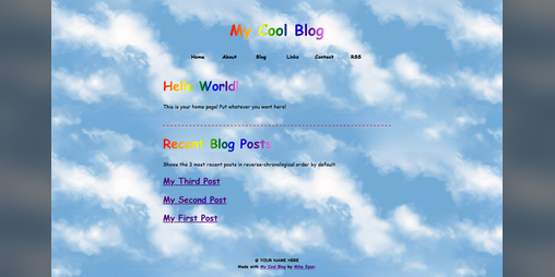 Cover image for My Cool Blog