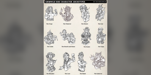 Cover image for Side Character Archetypes, crafted for Grimwild