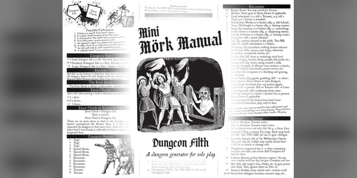 Cover image for Dungeon Filth, a Solo Dungeon Generator