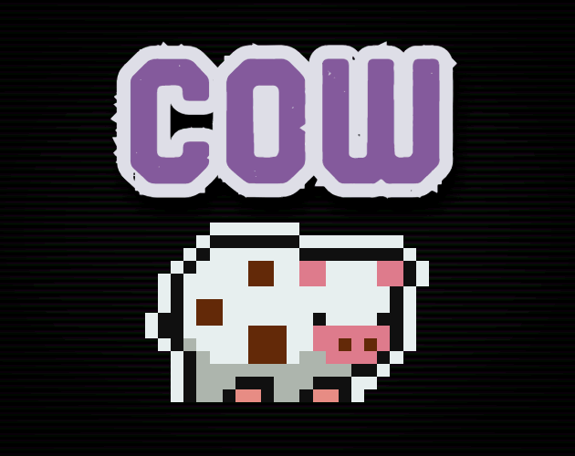 Cow! (2d animated 16x16 pixel-art character) by Duckhive