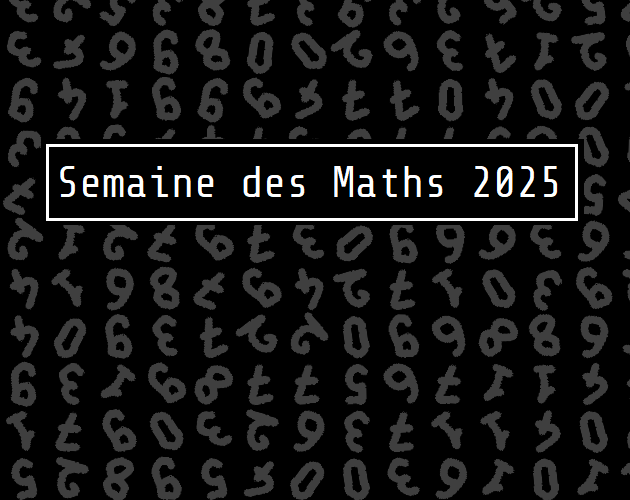 Cover image for Semaine des Maths 2025