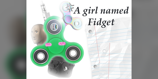 Cover image for A Girl Named Fidget