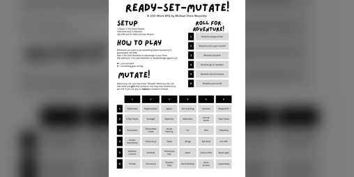 Cover image for Ready-Set-Mutate!