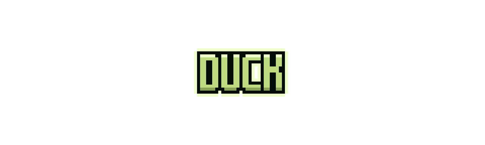 Pixel Art Duck