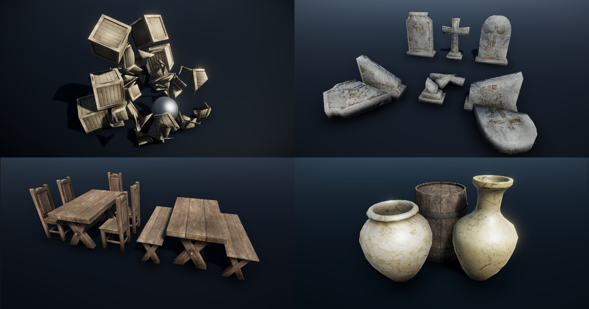 Breakable Objects System ULTIMATE PACK