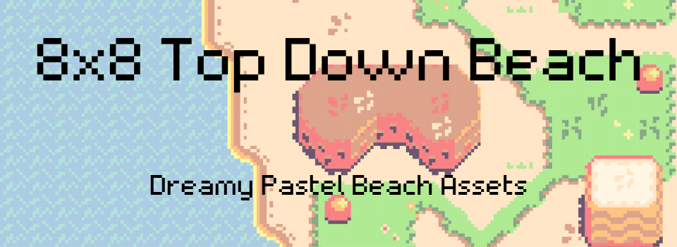 8x8 Top Down Beach RPG Assets