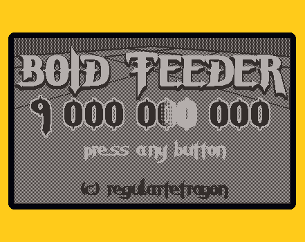 BOID FEEDER 9 BILLION