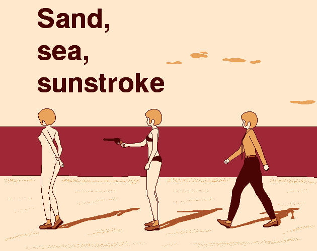 Cover image for Sand, sea, sunstroke