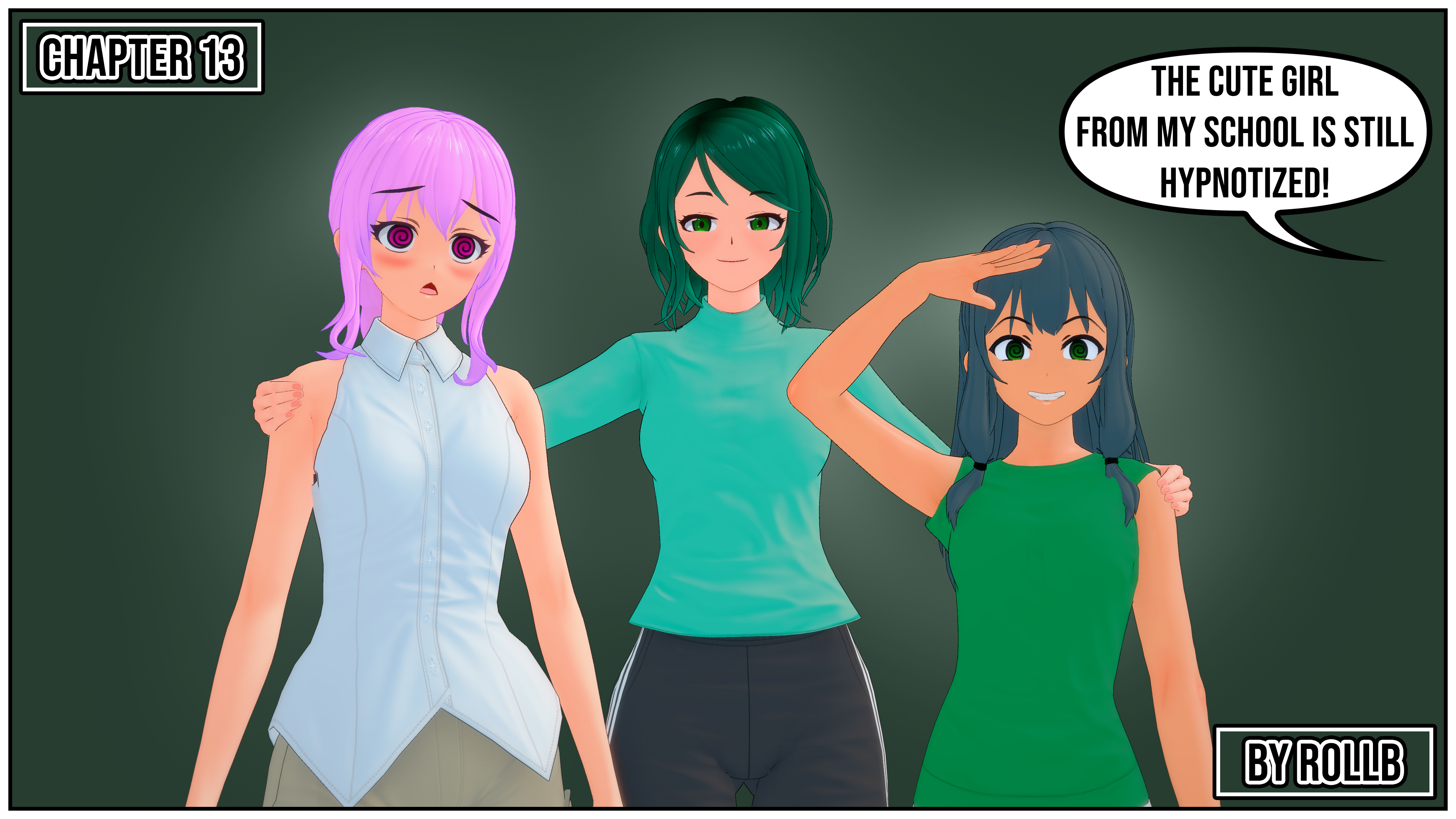 Cover image for The cute girl from my school is still hypnotized! Chapter 13