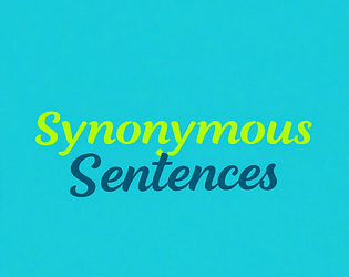 Synonymous Sentences