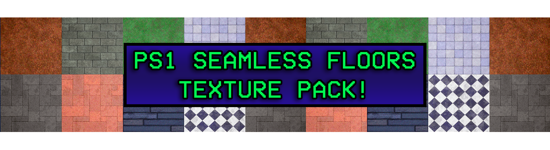 PSX PS1 Seamless Floors - Texture Pack!