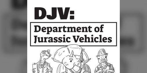 Cover image for DJV: Department of Jurassic Vehicles - One Page RPG