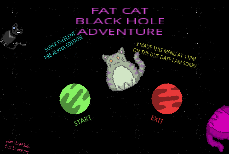 Cover image for Fat Cat Black Hole Adventure