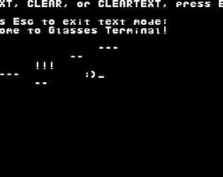 Glasses Terminal