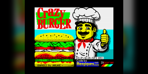 Cover image for Crazy Burger for ZX Spectrum