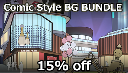 Comic Style BG Bundle (Save 15%)